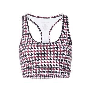 Bandier center stage houndstooth sports bra Small